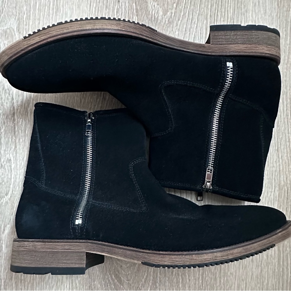 New‎ Republic by Mark McNairy|Suede Ankle Boots|Black|NWOT|SZ 10